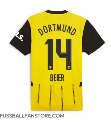 Borussia Dortmund Maximilian Beier #14 Replik Heimtrikot 2024-25 Kurzarm